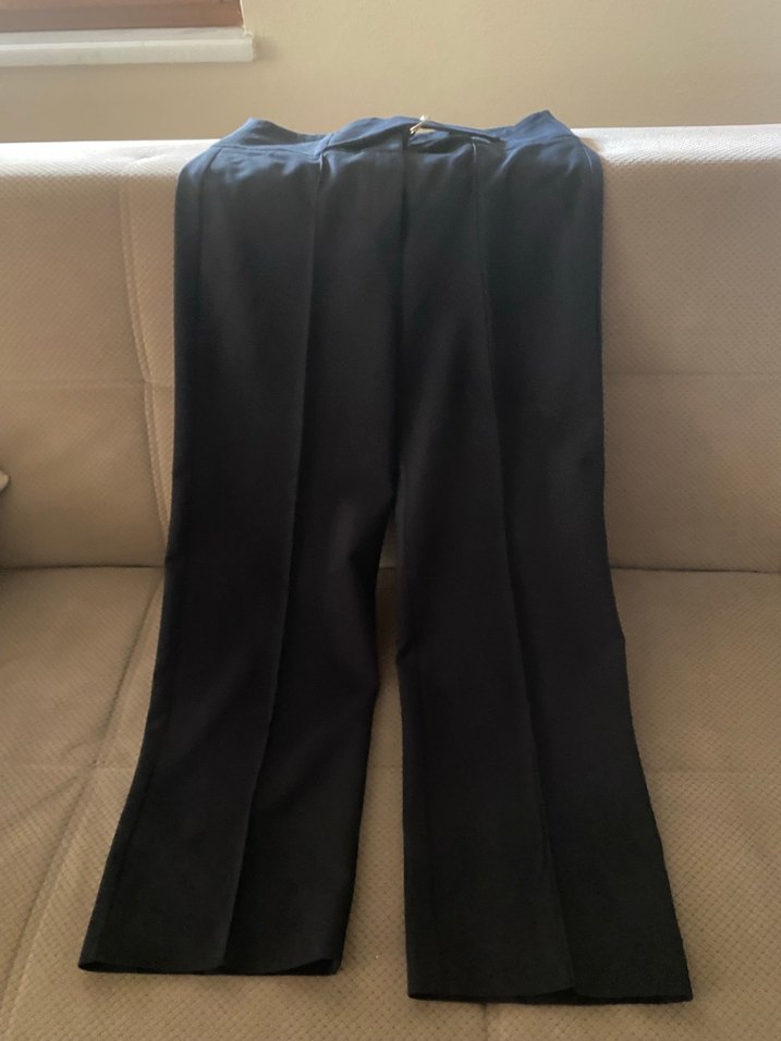 Kadın Siyah Kumaş Pantolon - Görsel 5