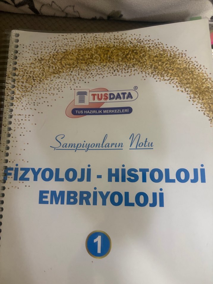 Fizyoloji, Histoloji ve Embriyoloji Ders Notları 1-2 - Görsel 2