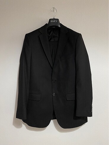 SÜVARİ Slim Fit Siyah Erkek Takım Elbise