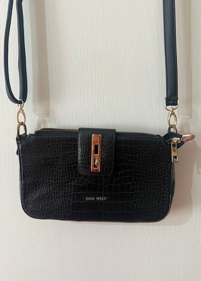 Siyah nine west çanta - Görsel 2