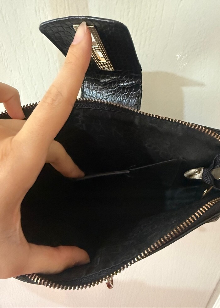 Siyah nine west çanta - Görsel 3