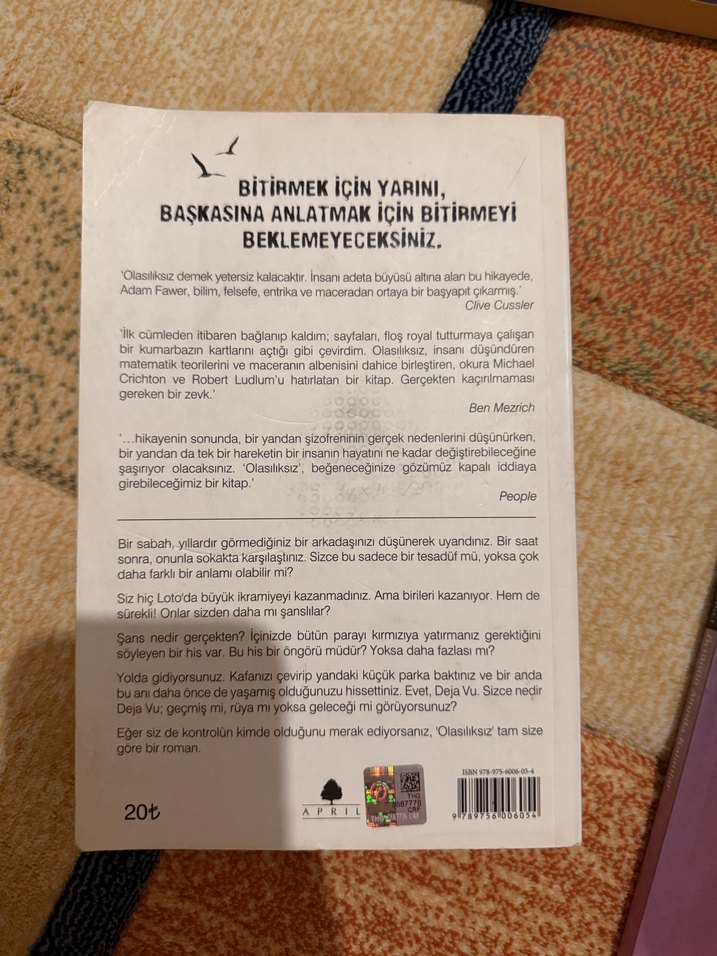 Olasılıksız - Adam Fawer - Görsel 2