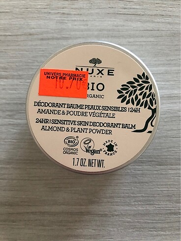 Nuxe balm deodorant