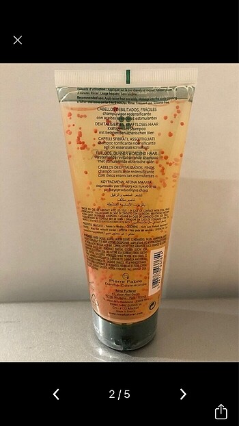 Rene Furterer canlandırıcı şampuan 200ml - Görsel 2