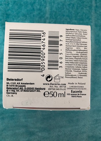 Beden Eucerin Hyaluron-Filler Volume-Lift Nemlendirici