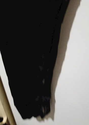 Erkek Siyah Süet Fermuarlı Dar Kesim Eşofman - Görsel 4