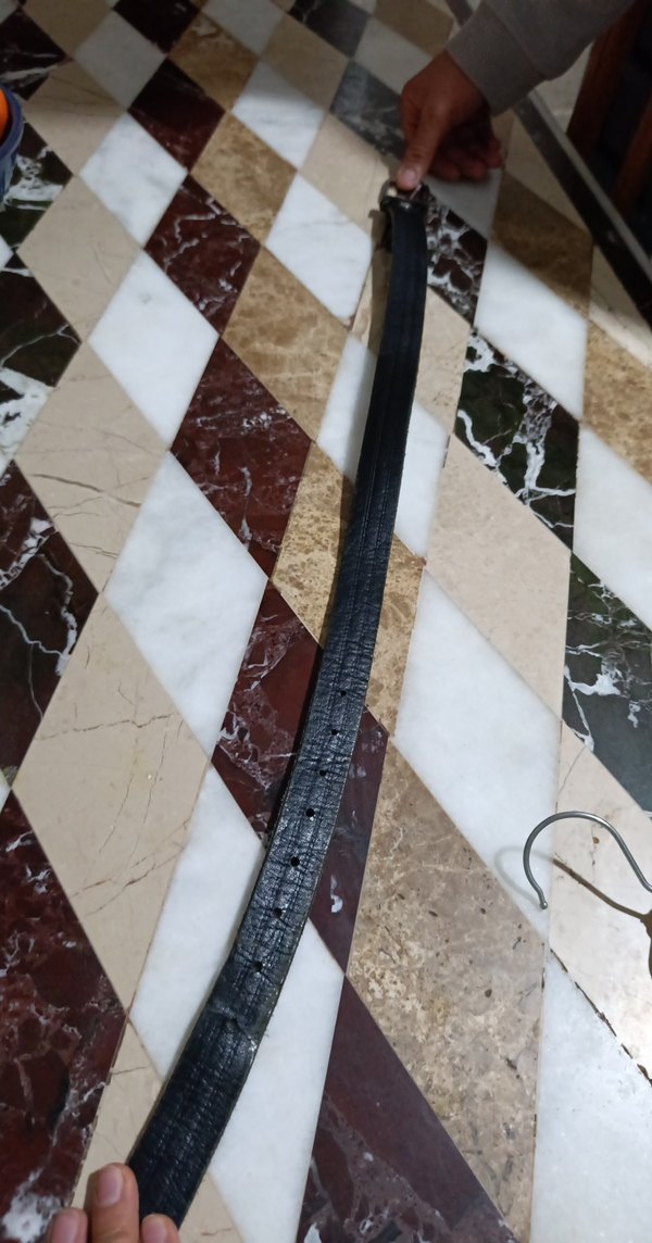 Koyu Kahverengi Minimalist Erkek Kemer - Görsel 2