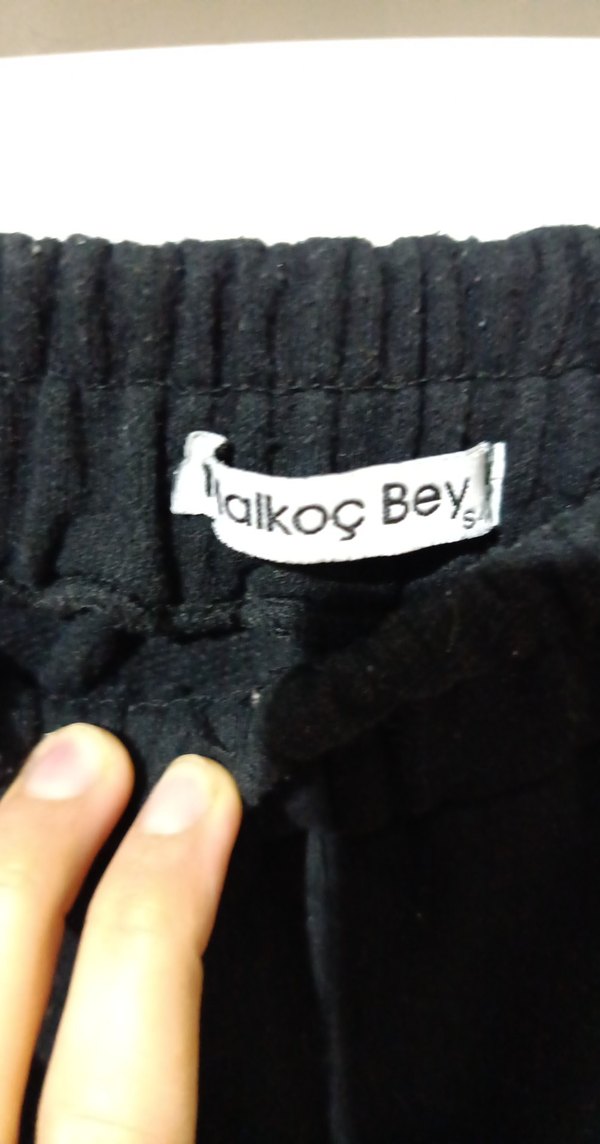 Siyah Rahat Kesim erkek eşofman - Görsel 2