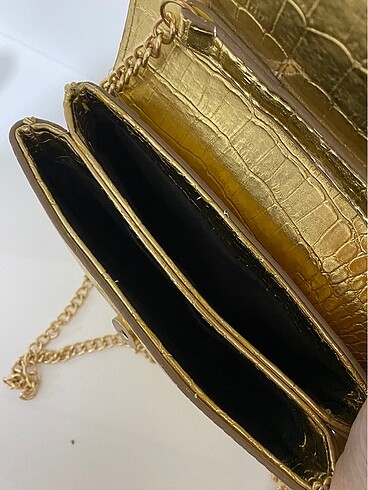 Zara Zara gold çanta
