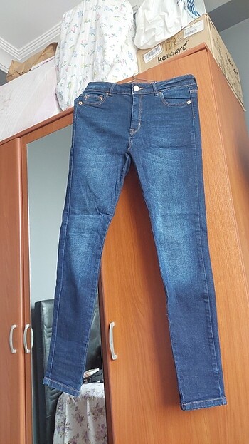 Stradivarius dar kot pantolon 36 beden