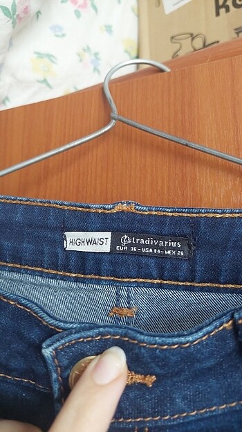 36 Beden Stradivarius dar kot pantolon 36 beden