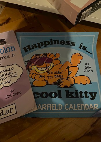 İMZALI Garfield 2016 Takvim Seti - Görsel 3