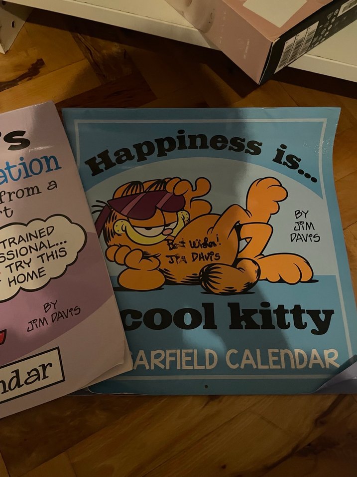 İMZALI Garfield 2016 Takvim Seti - Görsel 3