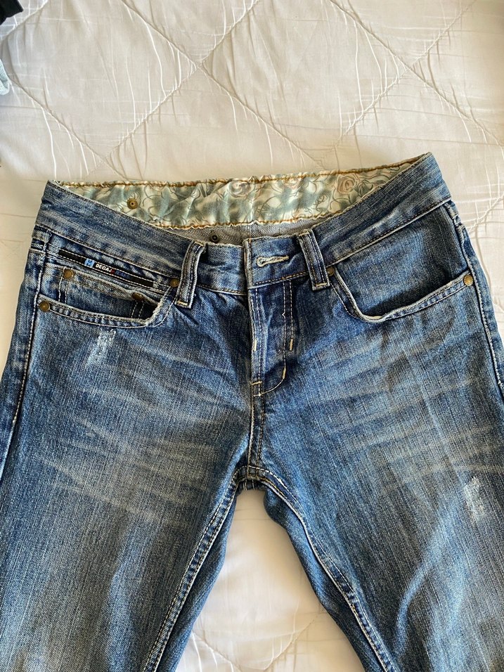 düşük bel Kadın Kot Pantolon - Görsel 2