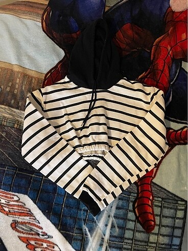 Diğer kapşonlu crop sweat