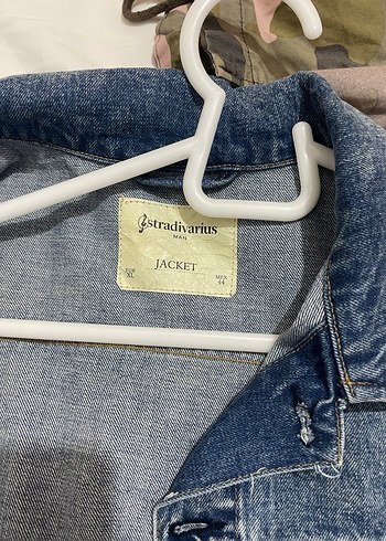 stradivarius denim ceket - Görsel 5