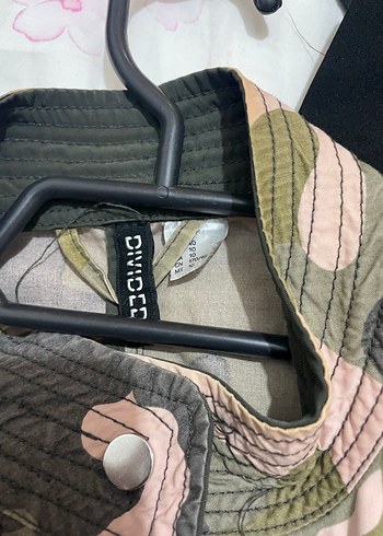 Kadın Kamuflaj Rahat Kesim Ceket - Görsel 4