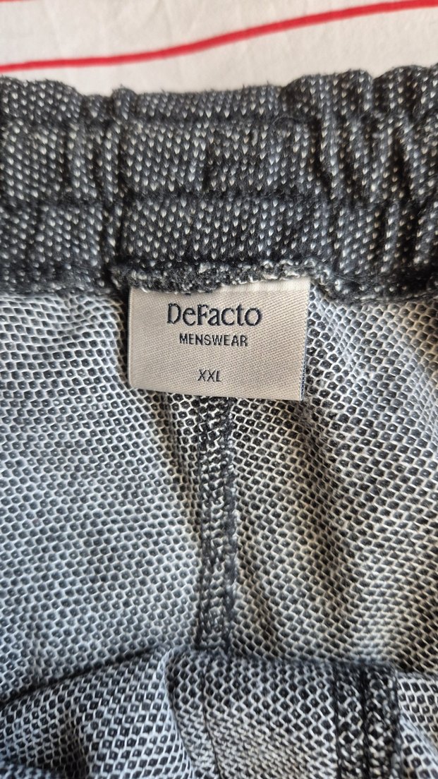 Gri Erkek Midi Boy Rahat Kesim Şort - Görsel 3