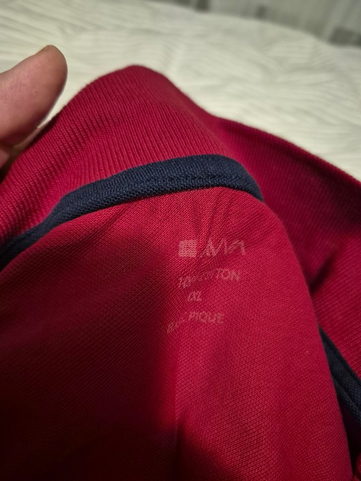 avva bordo Erkek Polo Tişört - Görsel 3