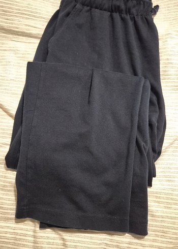 Erkek siyah penye eşofman  altı - Görsel 2