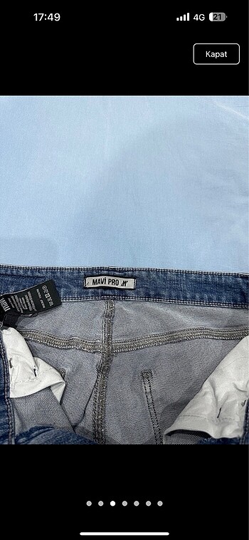 31 Beden mavi Renk mavi jeans kot oantolonu