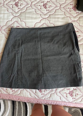 BERSHKA yırtmaçlı Mini Etek