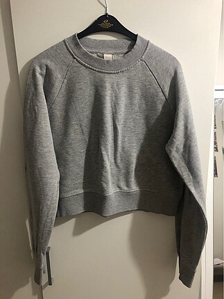 H&M Gri Sweatshirt