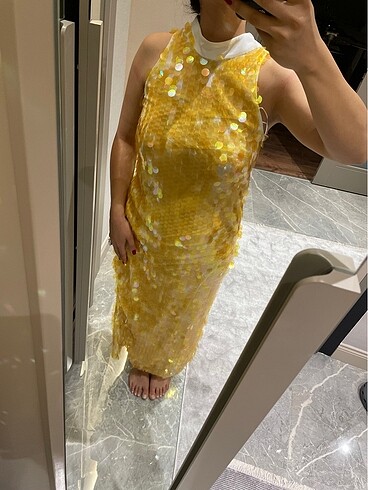Zara pullu elbise