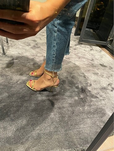 Zara Zara gold ayakkabı