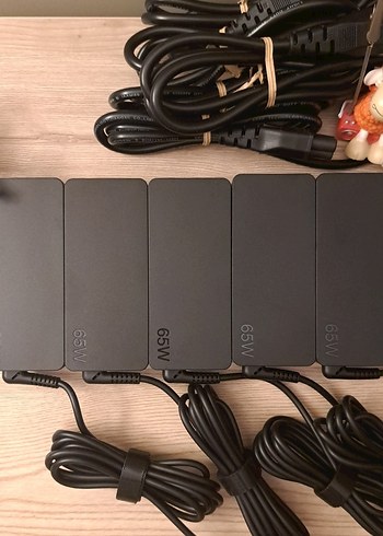 LENOVO LAPTOP ADAPTÖR 65W ORJINAL TYPE C 5 ADET - Görsel 4