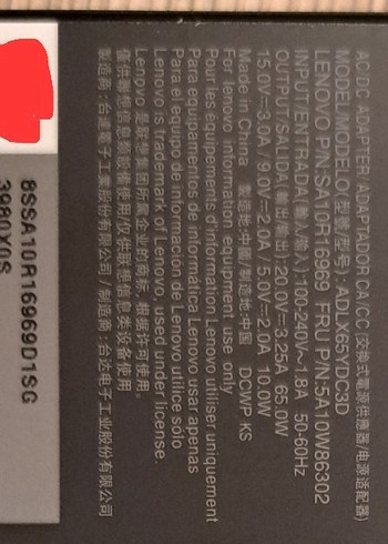 LENOVO LAPTOP ADAPTÖR 65W ORJINAL TYPE C 5 ADET - Görsel 5