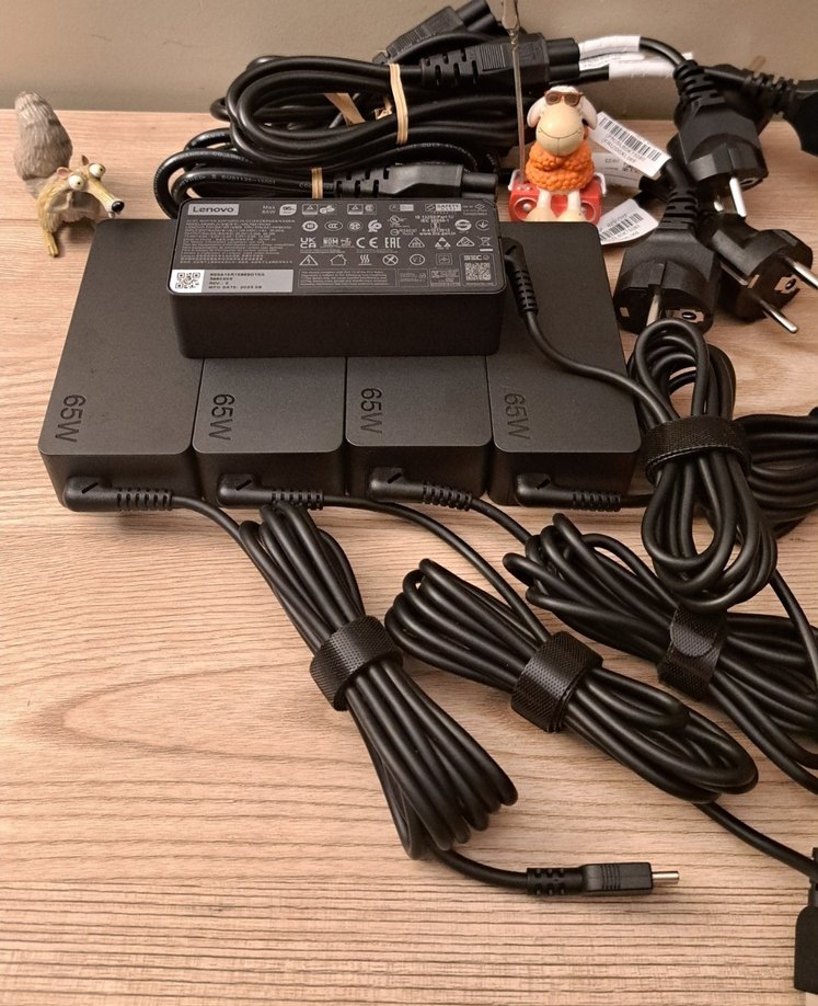 LENOVO LAPTOP ADAPTÖR 65W ORJINAL TYPE C 5 ADET - Görsel 3