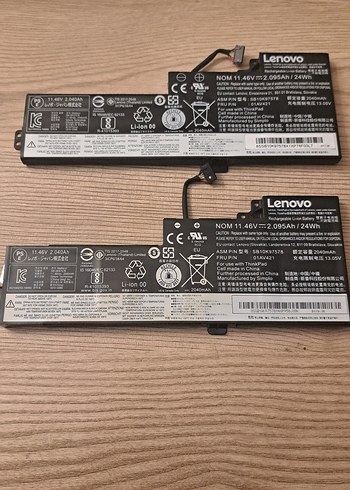  Beden Renk Lenovo Laptop Bataryası - Model 01035