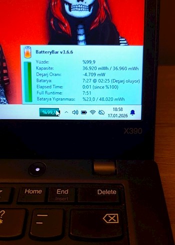 Lenovo ThinkPad X390  Dizüstü Bilgisayar - Görsel 7