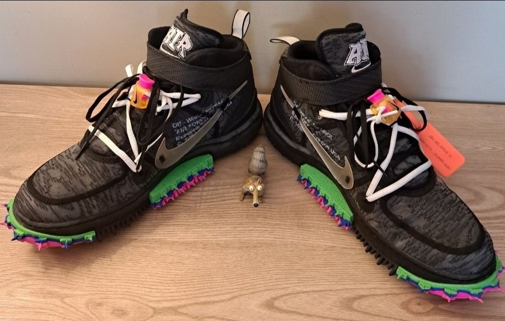 NIKE AIR FORCE 1 Mid x Off-White ORJINAL - Görsel 2