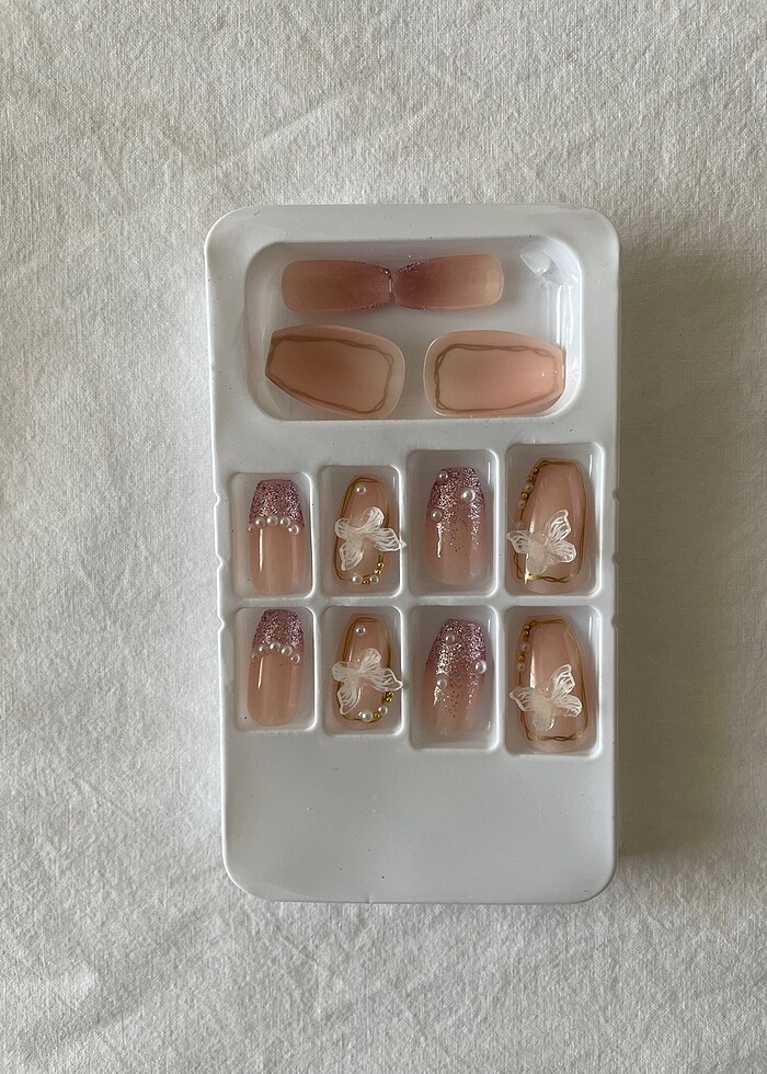 12 li takma tırnak seti - Görsel 3