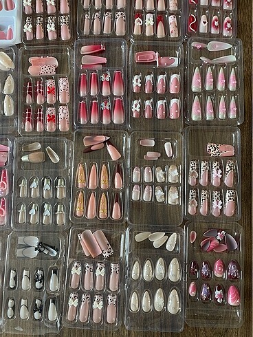 12 li takma tırnak seti - Görsel 5