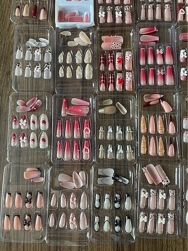 12 li takma tırnak seti - Görsel 6