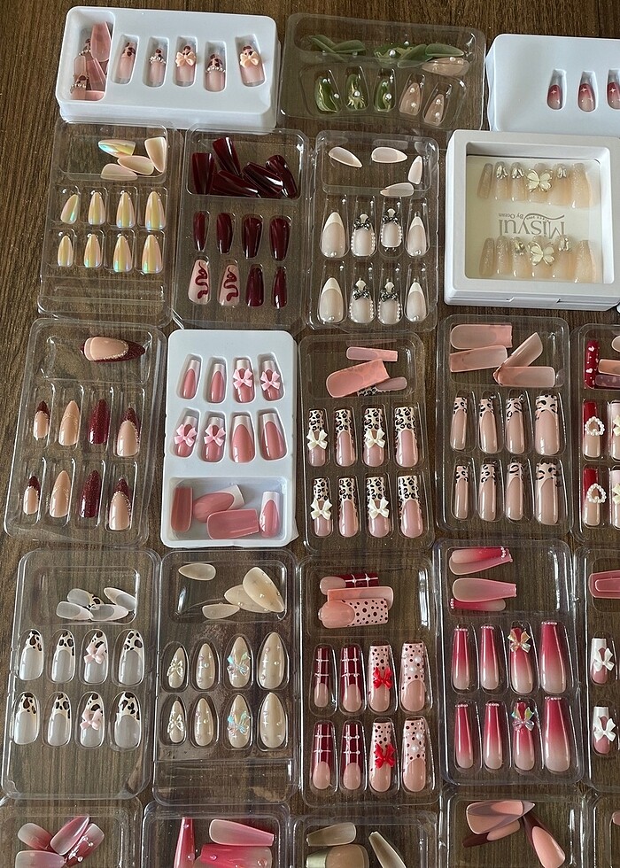 12 li takma tırnak seti - Görsel 4