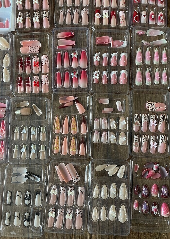 12 li takma tırnak seti - Görsel 5