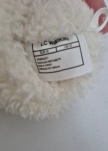 Kız Bebek Nakışlı Beyaz Sıcak Ev Patiği - Görsel 3