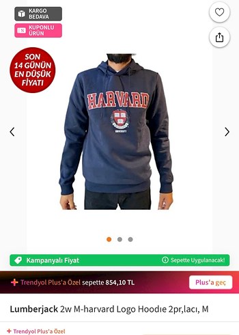 Sweatshirt Lumberjack - Görsel 2