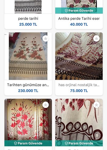 Tarihi fon perde (60-70) yıllık - Görsel 2