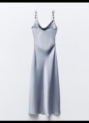 Zara Zara saten elbise 