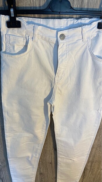 12-13 Yaş Beden lcw beyaz çocuk pantolon