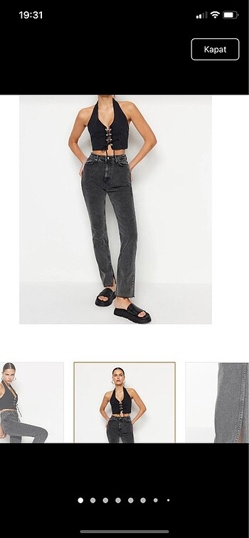 Wide leg jean