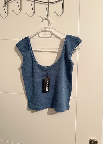 Kadın LacivertCrop Top