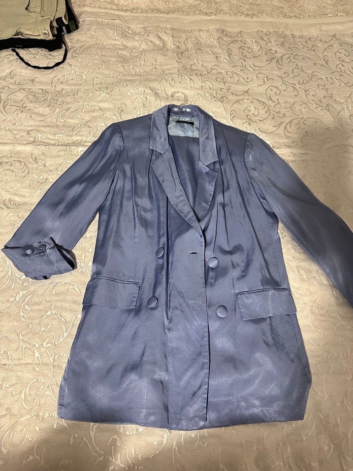 Mavi Düğmeli takım elbise - Görsel 2