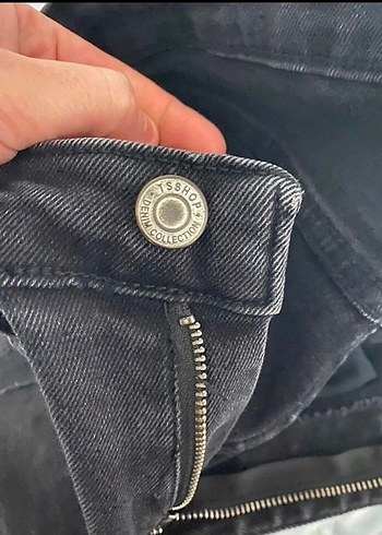 Siyah Dar Kesim Kadın Kot Pantolon - Görsel 3