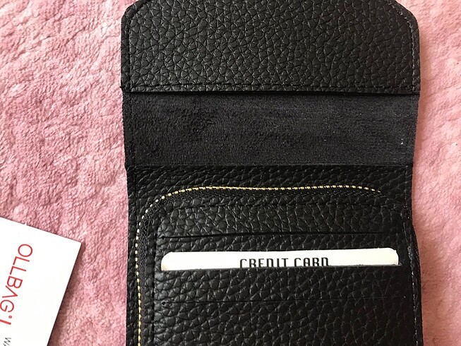 Ecrou siyah deri cüzdan - Görsel 5